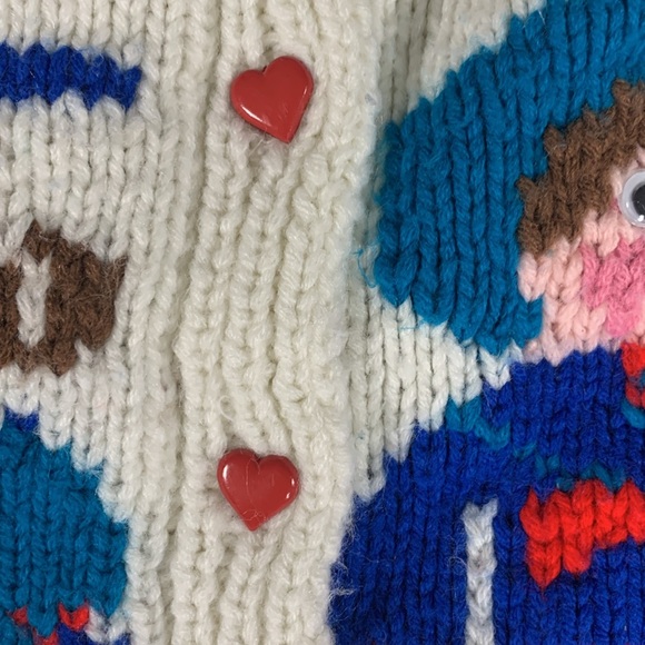 Vintage Puffin Cardigan Size 6 - Picture 5 of 8